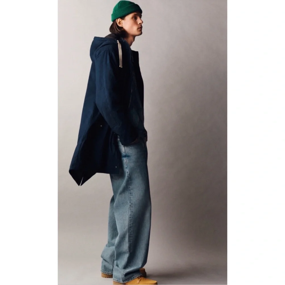 Zara LACED LEATHER BOAT SHOES  Beige Size 8 - Picture 3 of 11